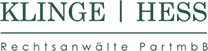 Klinge | Hess Rechtsanwälte PartmbB - Logo